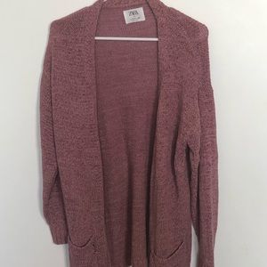 Pink cardigan